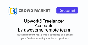Crowdmarket.net - Verified UpWork accounts for job and leadgeneration!